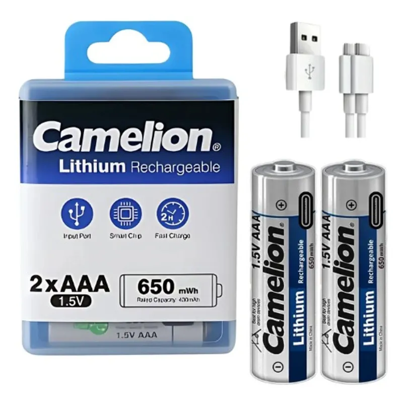 CAMELION - Pilas Aaa Recargables Usb 15v 430mah Camelion 1Pack