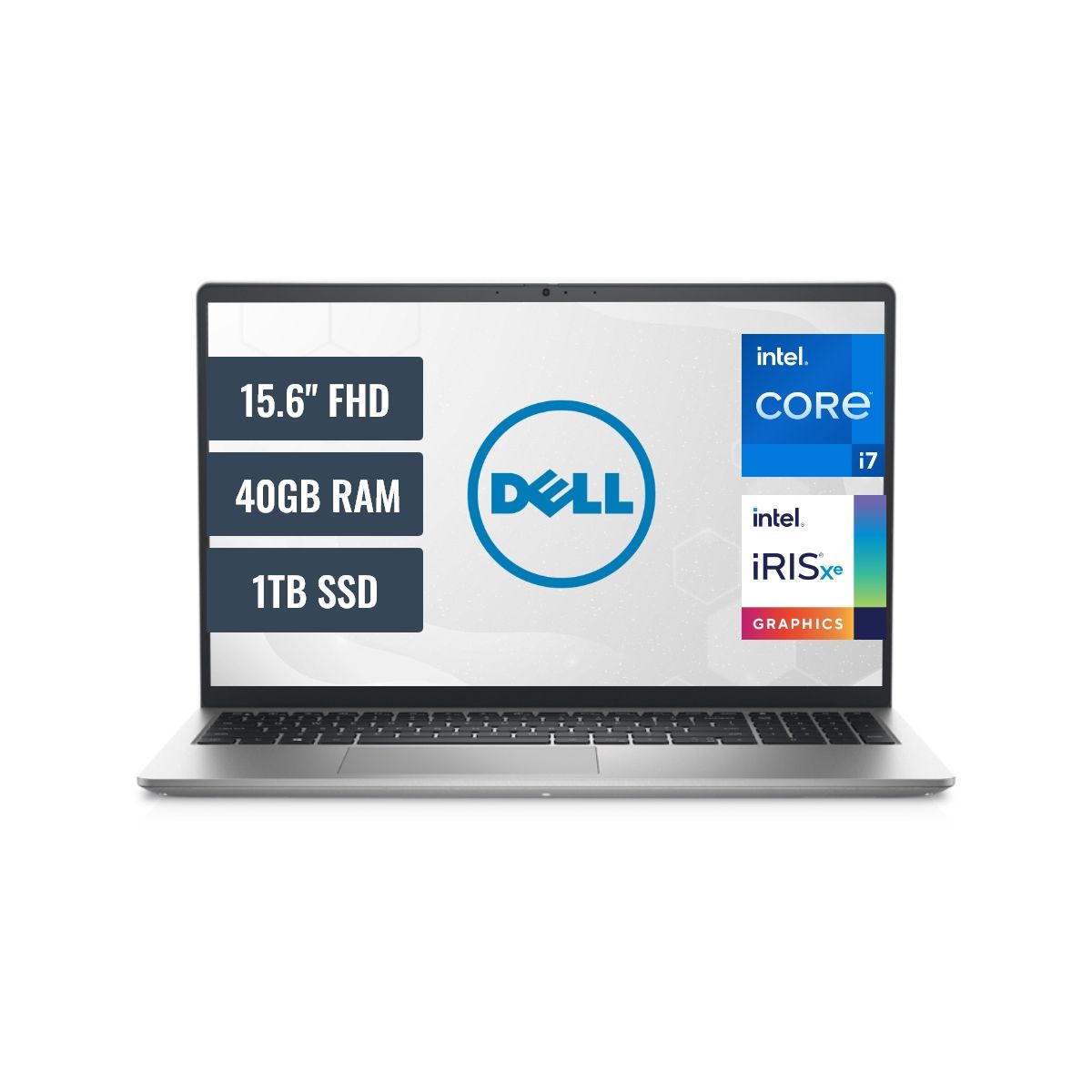 DELL - Laptop Dell Inspiron 3520 Intel Core i7 1255U 40GB RAM 1TB SSD 15.6 FHD IPS FreeDos