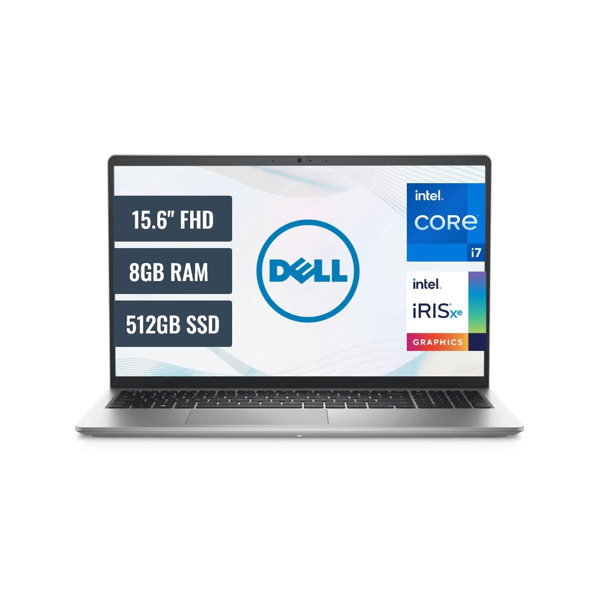DELL - Laptop Dell Inspiron 3520 Intel Core i7 1255U 8GB RAM 512GB SSD 156 FHD IPS FreeDos