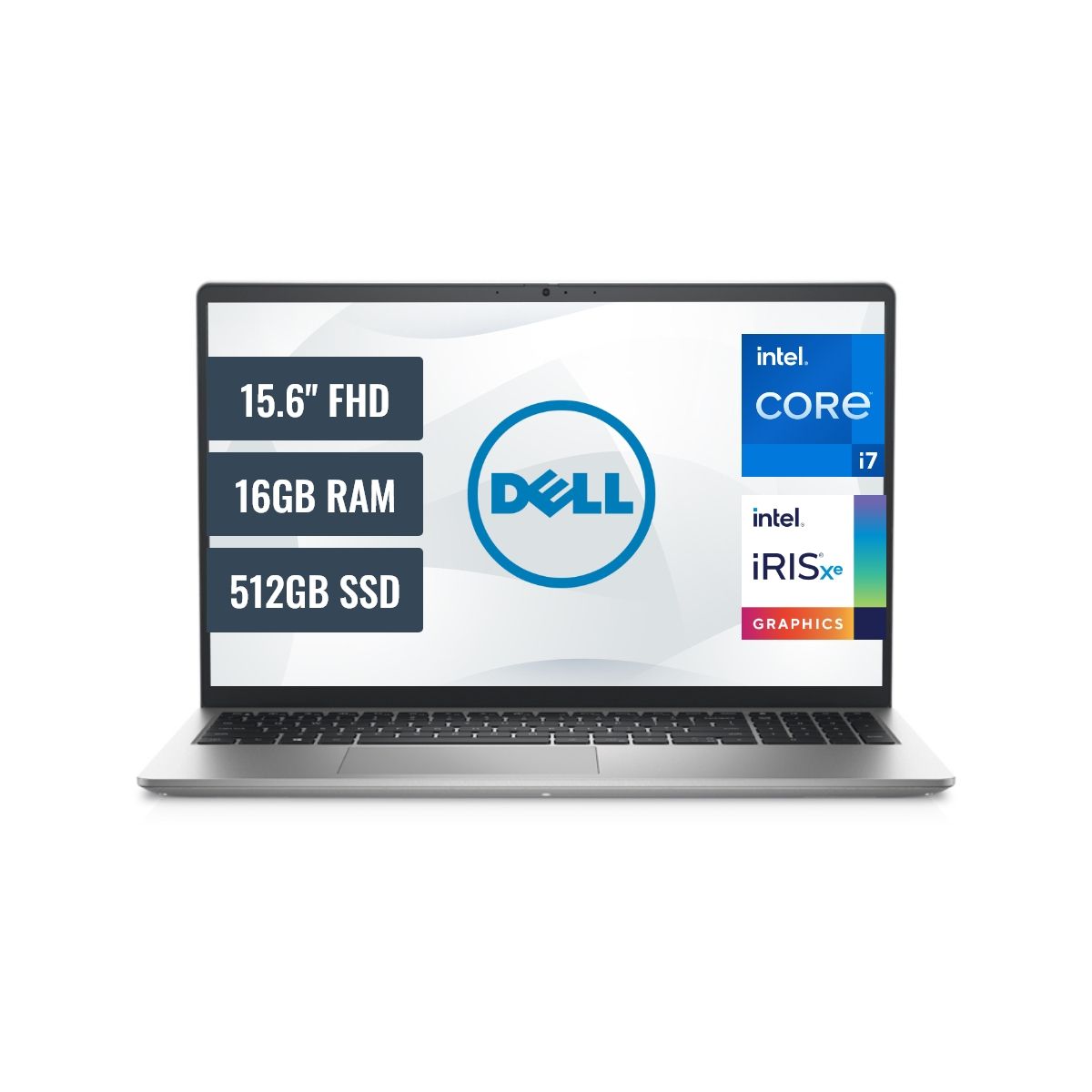 DELL - Laptop Dell Inspiron 3520 Intel Core i7 1255U 16GB RAM 512GB SSD 156 FHD IPS FreeDos
