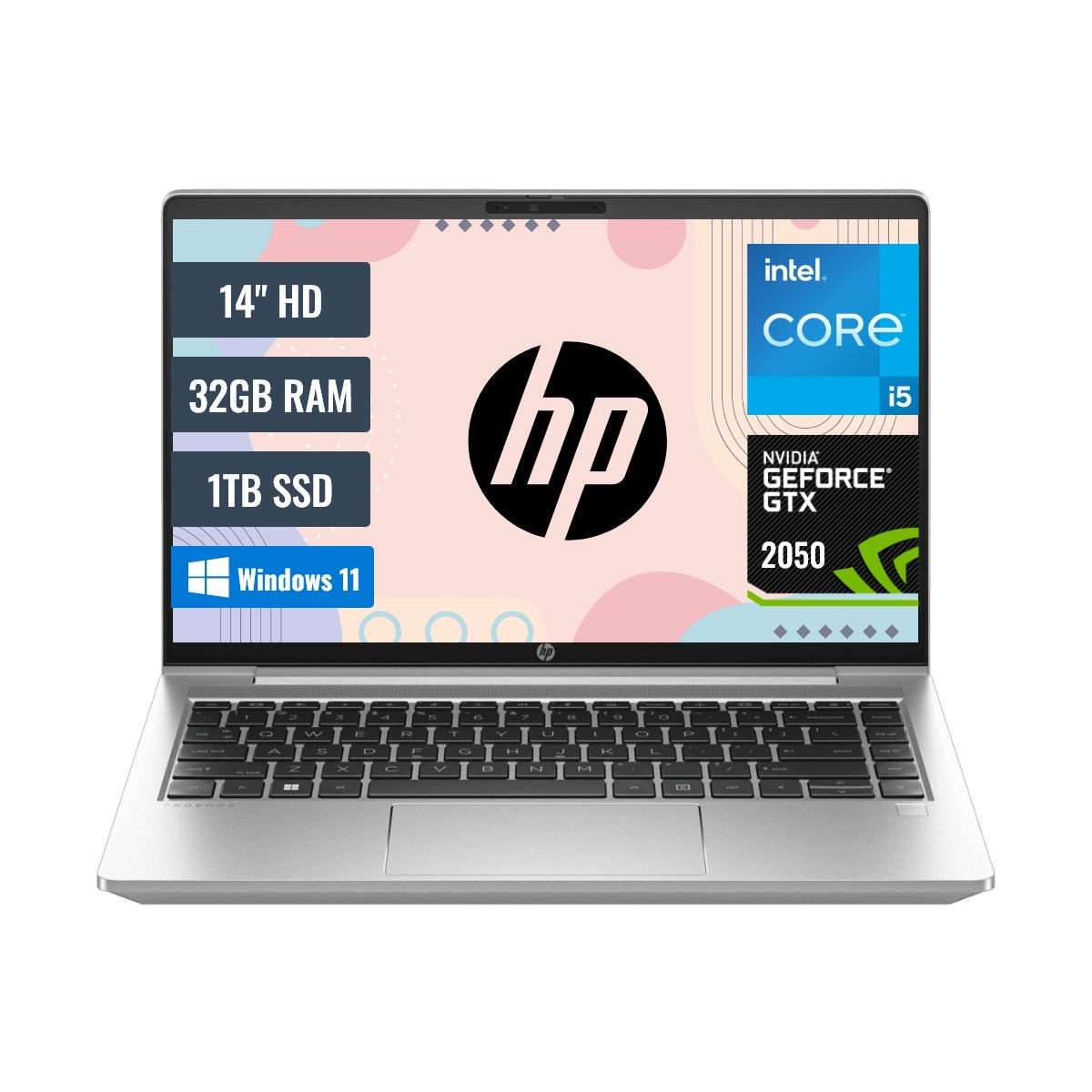 HP - Laptop HP ProBook 440 Intel Core i5 1335U 32GB RAM 1TB SSD 4GB RTX 2050 14 HD Windows 11