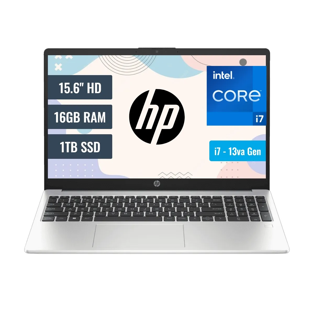 HP - Laptop HP 250 G10 Intel Core i7 1355U 16GB RAM 1TB SSD M2 156 HD FreeDOS