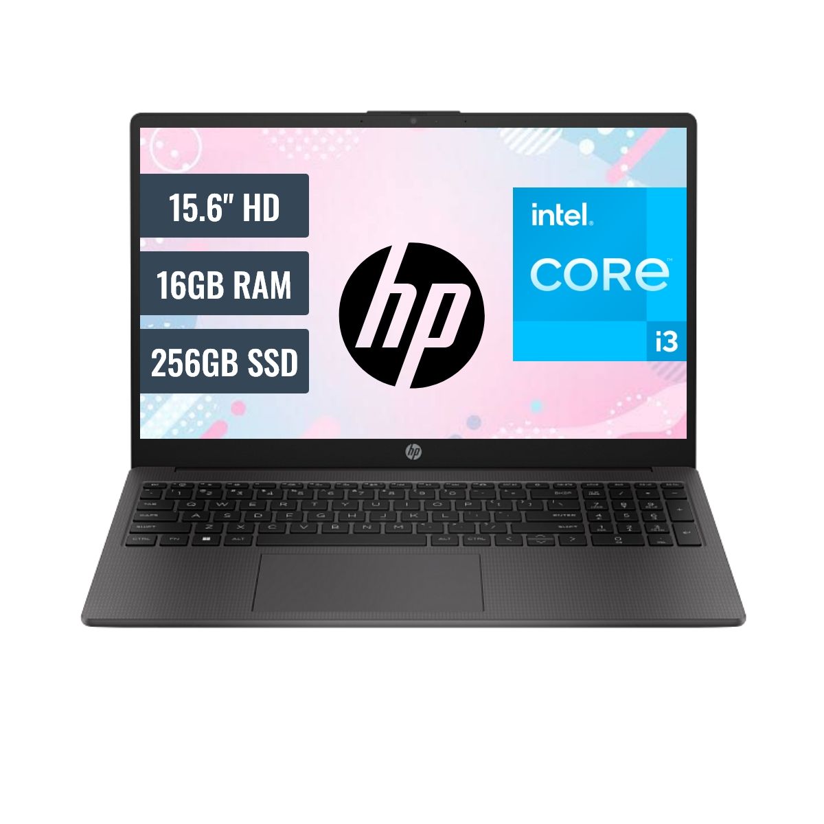 HP - Laptop HP 250 G10 Intel Core i3 N305 16GB RAM 256GB SSD M2 156 HD FreeDOS