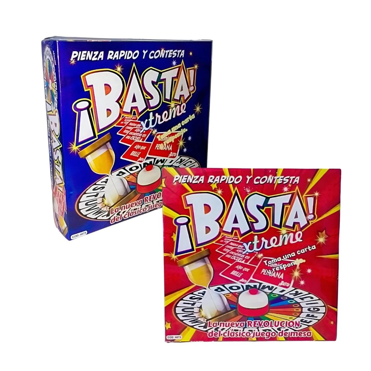 GENERICO - Juego de Mesa Familiar ¡Basta Extreme 3en1 Piensa Rápido