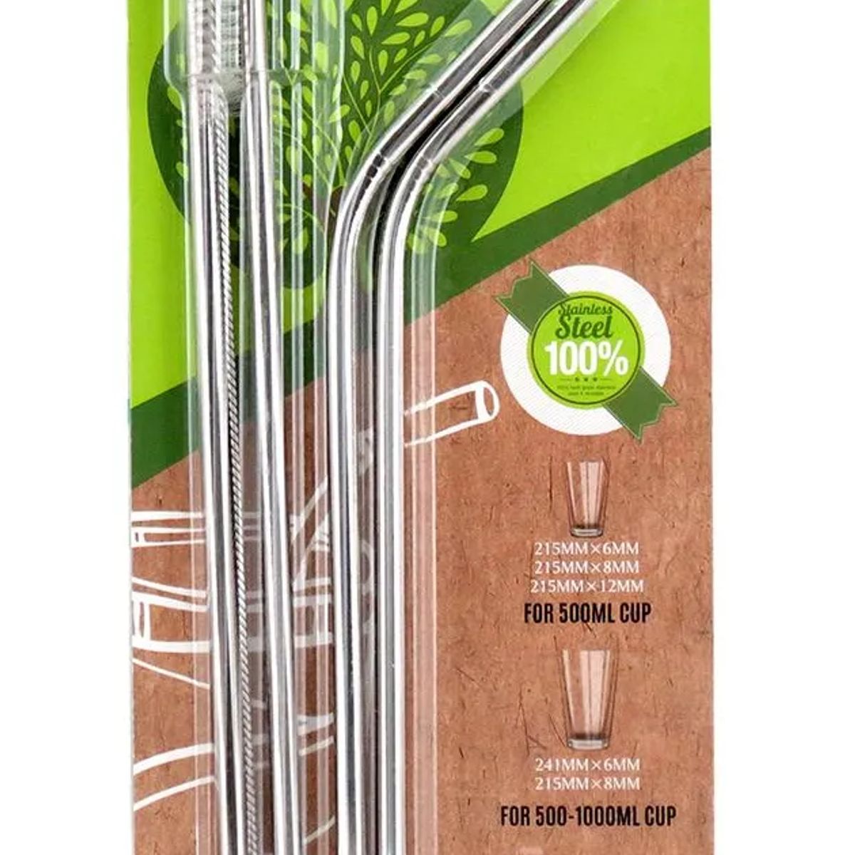 MORITA BAG STORE - SET DE PAJITAS 4 PIEZAS Y CEPILLO LIMPIADOR