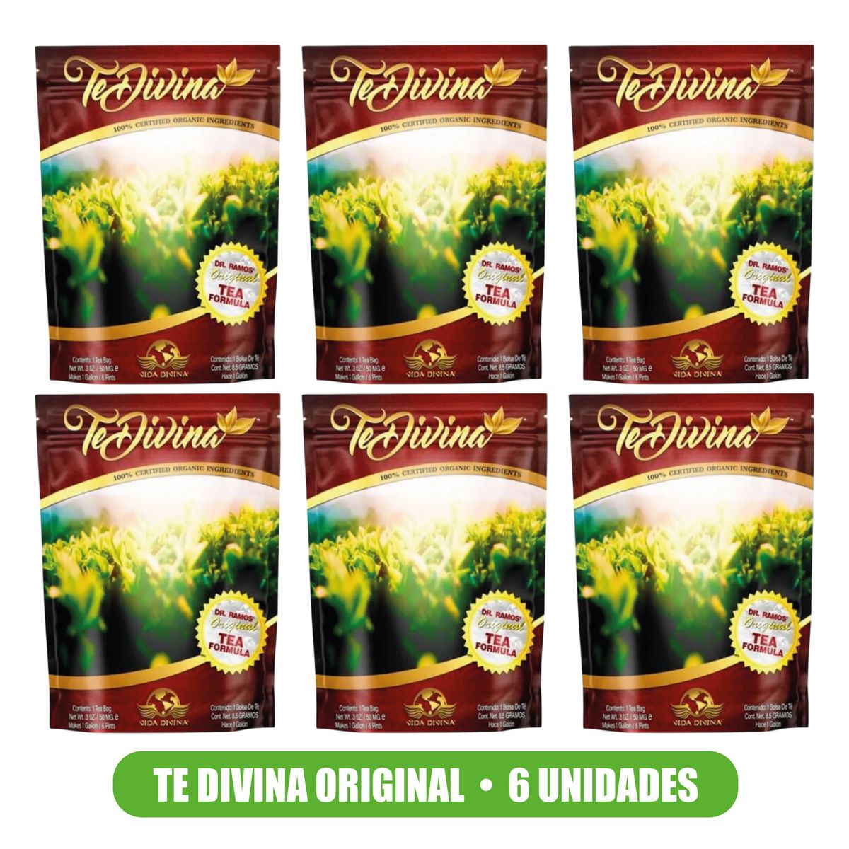 GENERICO - Te divina Original - 6 Sobres (6 Semanas)
