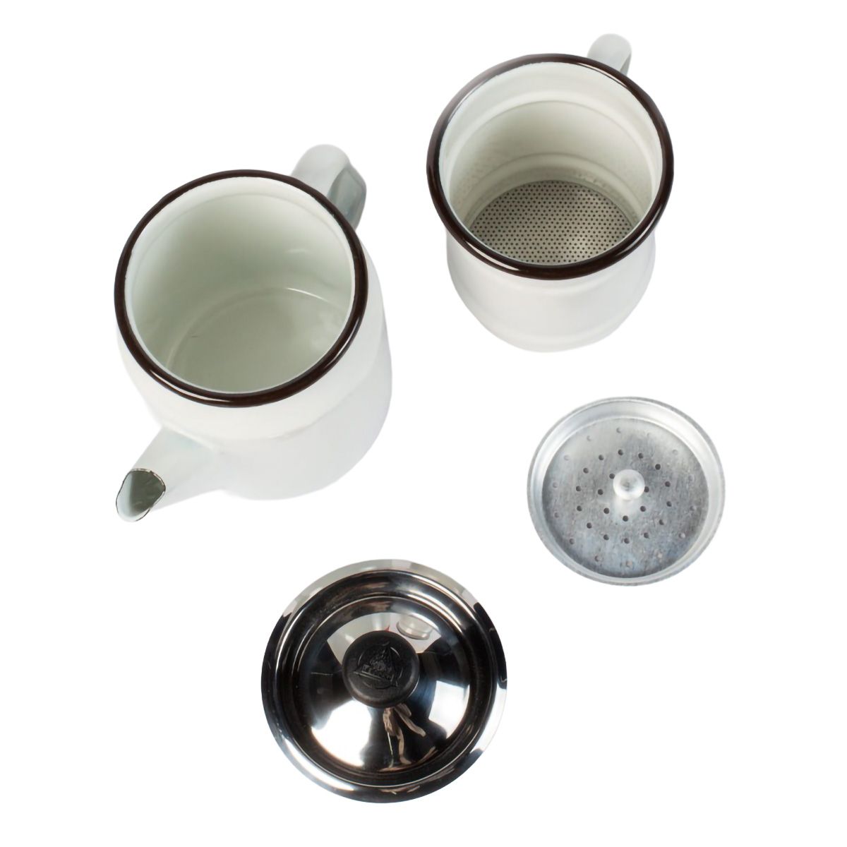 RECORD - Cafetera Gota a Gota Acero Esmaltado Record Nro 10