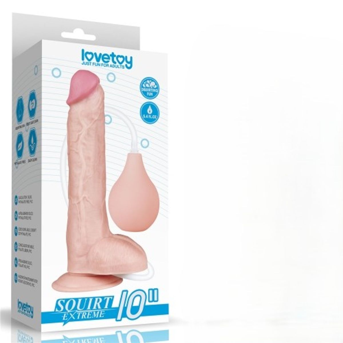 LOVETOY - Dildo Consolador Squirt Extremo Venoso Lovetoy