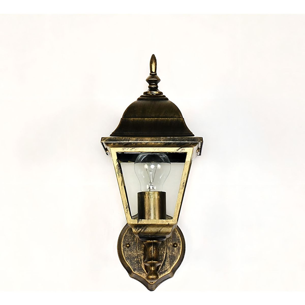 U BUY - 2 Faroles ApliqueEstilo Rústico Cafe - Vintage Color Marrón