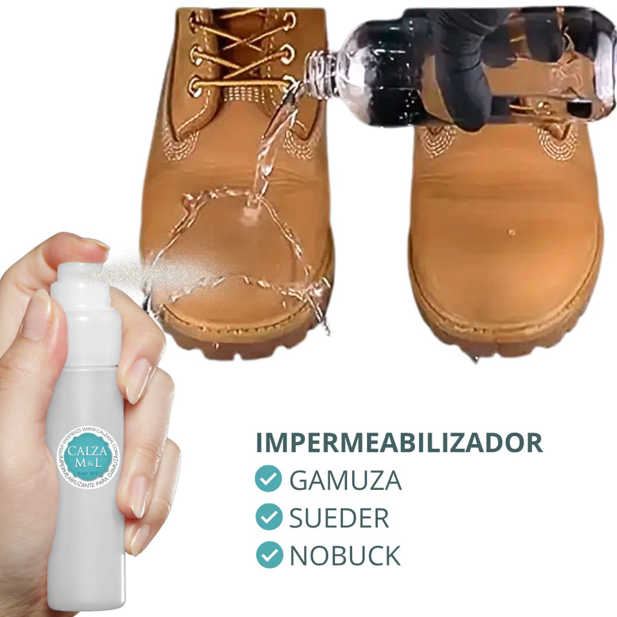 GENERICO - Renovador limpiador impermeabilizador calzado nobuck gamuza ropa