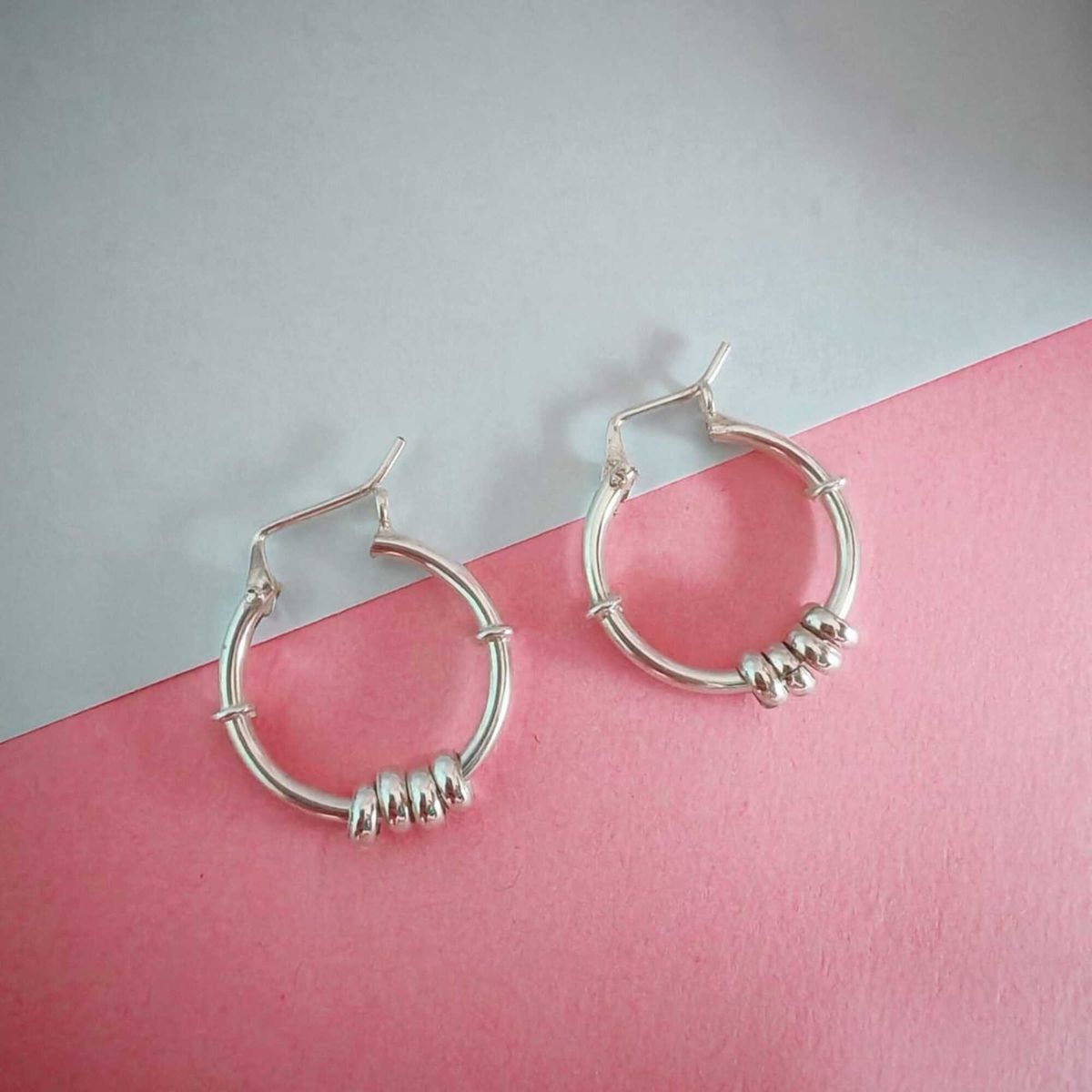 GENERICO - Argollas de plata 4 donas