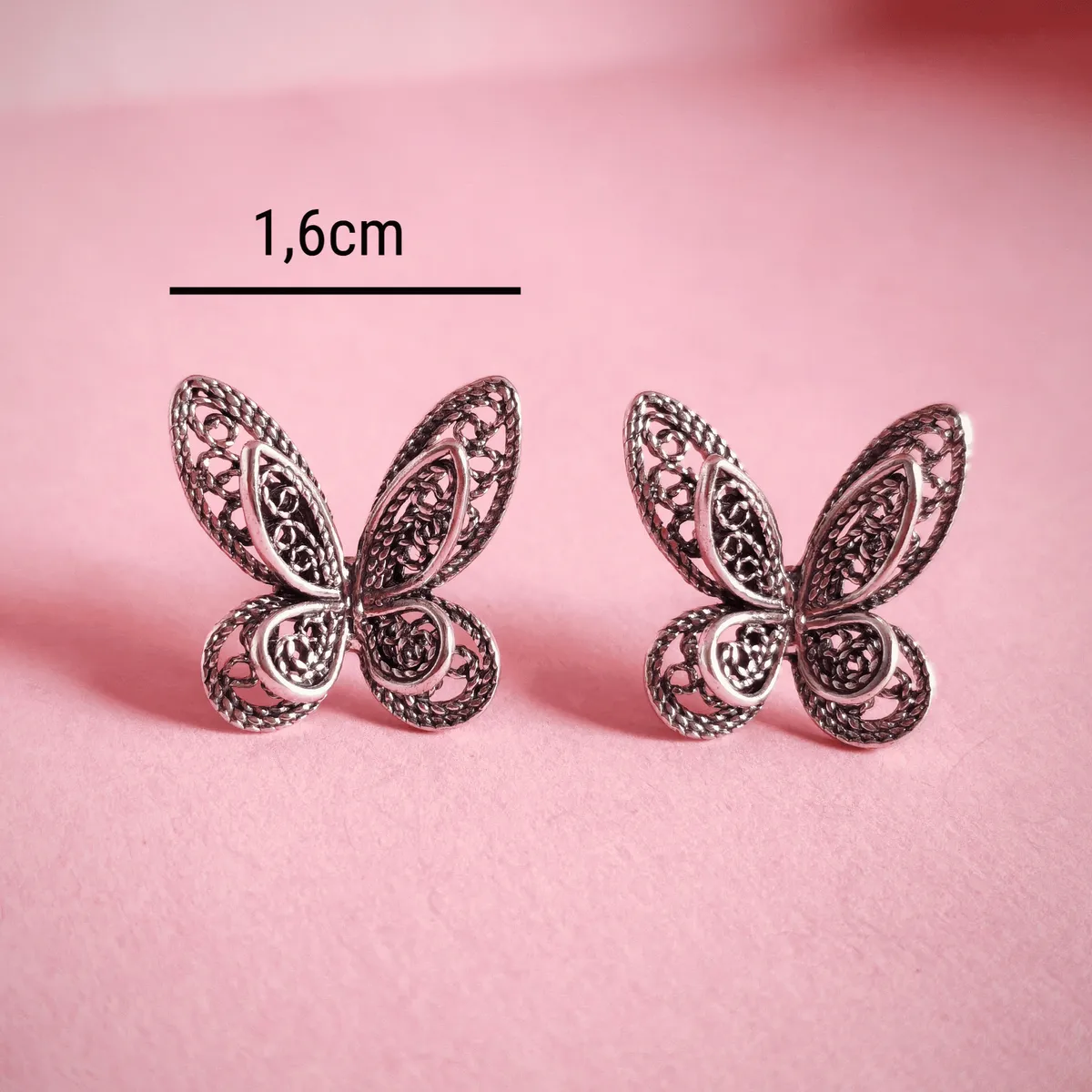 GENERICO - Aretes de plata Mariposa Filigrana