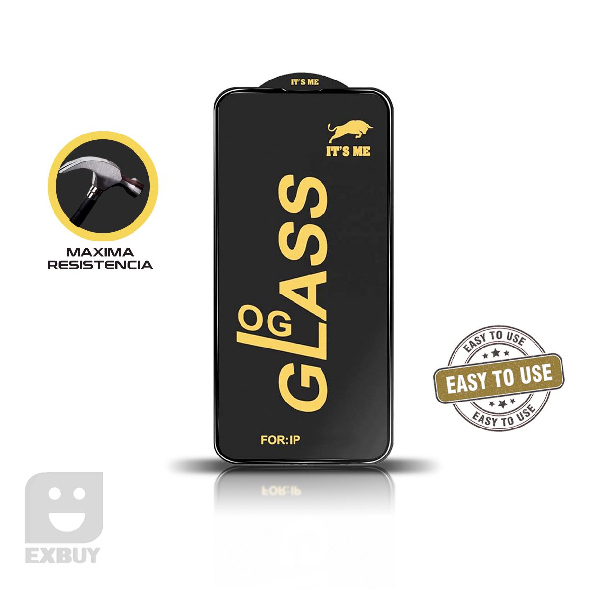 GENERICO - Mica Vidrio Super Resistente OG para Motorola G84