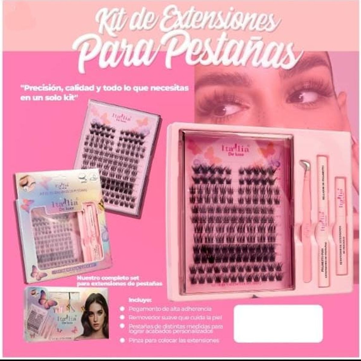 GENERICO - Kit de pestañas para dama