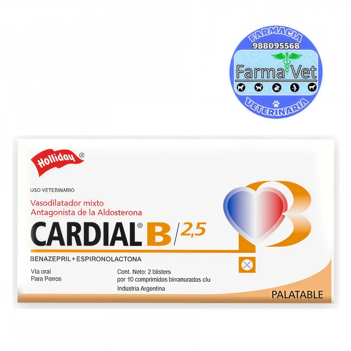 GENERICO - CARDIAL B 2.5 Mg (BLISTER X 10 COMPRIMIDOS)
