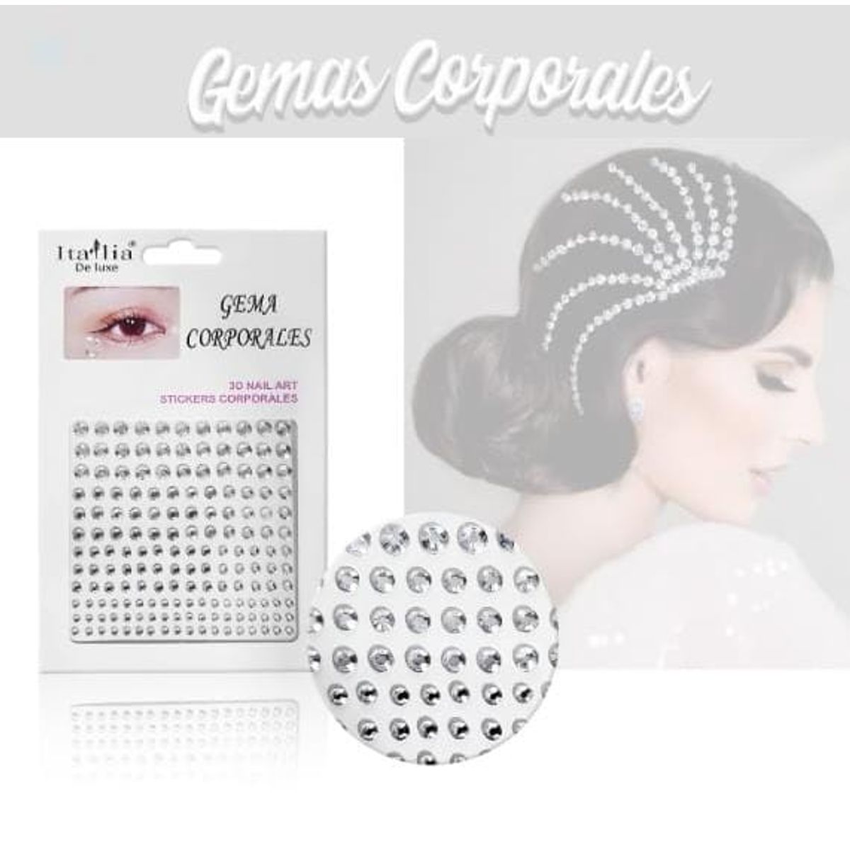 GENERICO - Decorativos para peinados forma de gemas