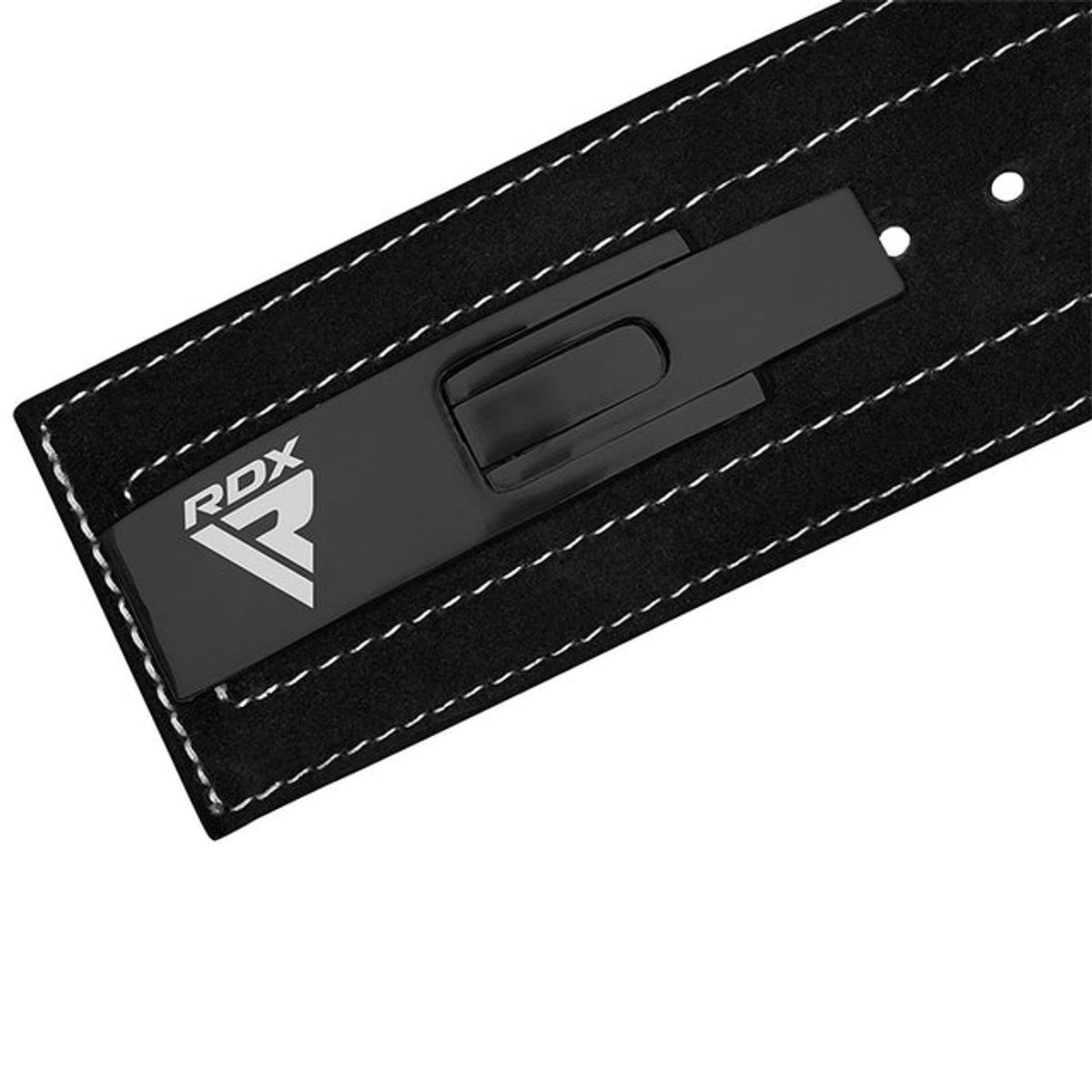 RDX - Cinturón de Cuero para Competencias de Powerlifting Negro- S