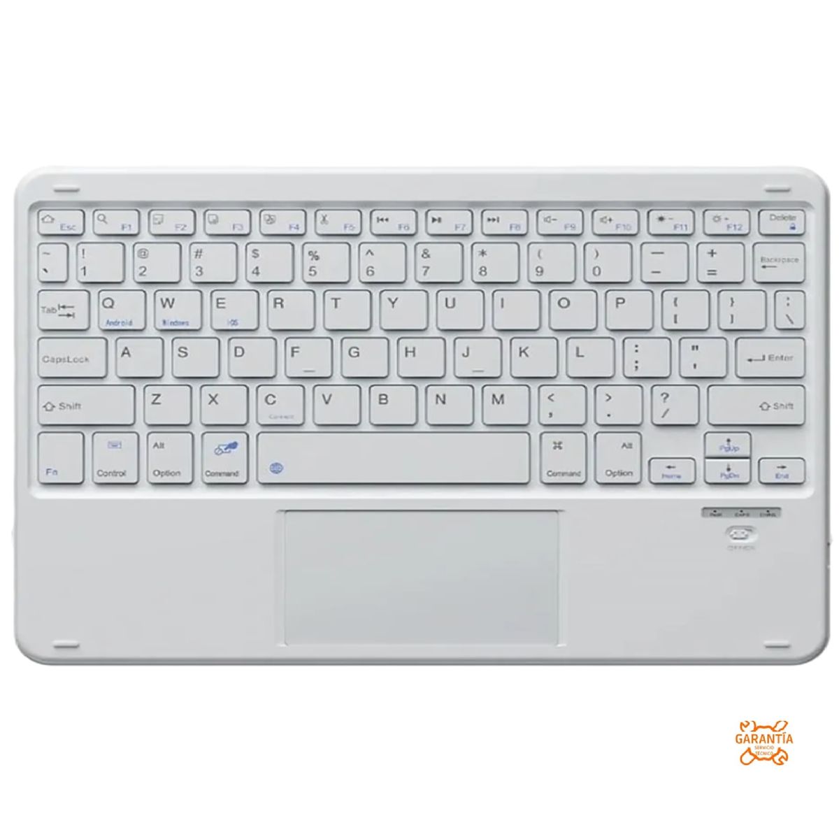 BLACKVIEW - Teclado Inalámbrico Blackview K2  Bluetooth  Blanco