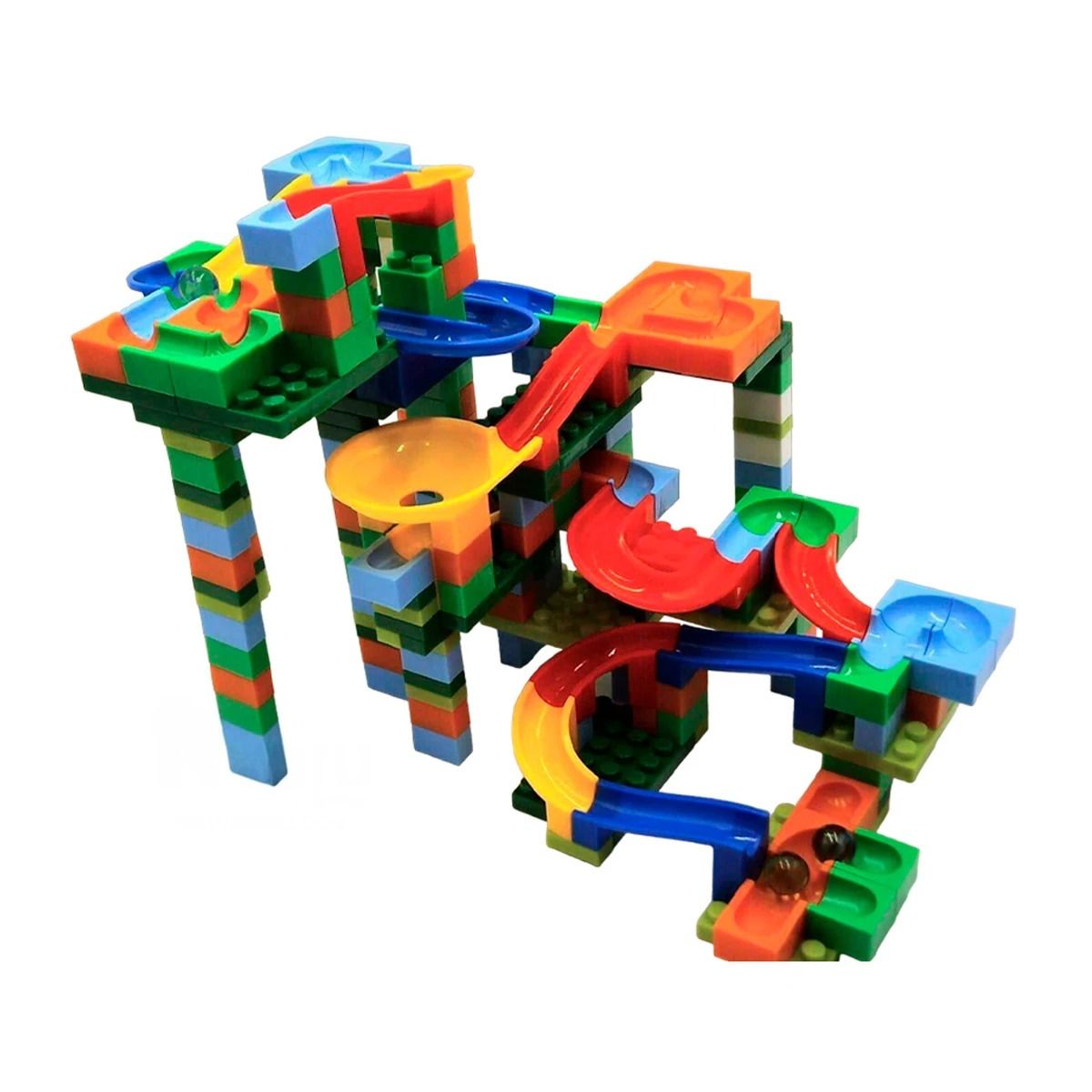 RYBIU IMPORT - Pista con Canicas de Varias Piezas Multicolor en 328pza