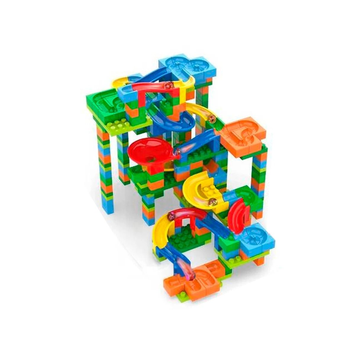 RYBIU IMPORT - Pista con Canicas de Varias Piezas Multicolor en 328pza