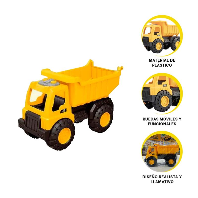 RYBIU IMPORT - Pack2 Volquete para Jugar en Casa Y+Banderitas Adhesivas