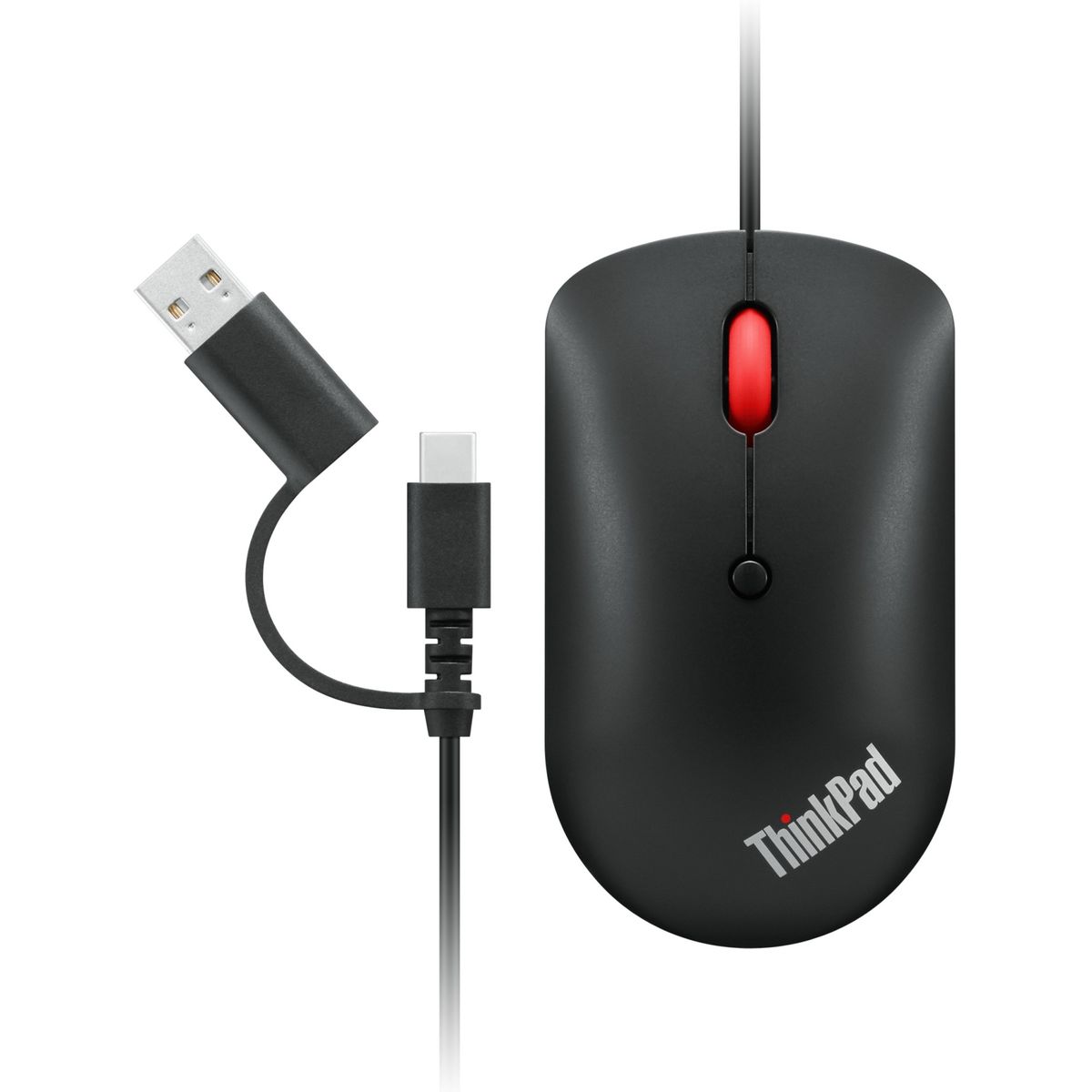 LENOVO - Mouse Lenovo ThinkPad USB-C USB-A Wired Compact Negro - 4Y51D20850
