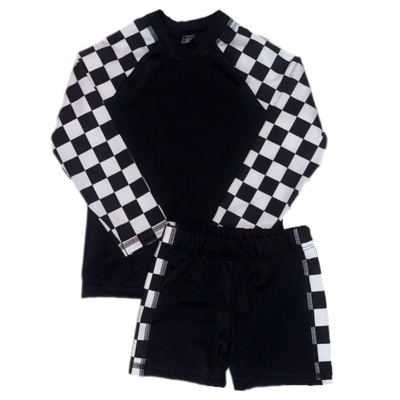 GENERICO - Ropa de baño Cuadros Conjunto Niño