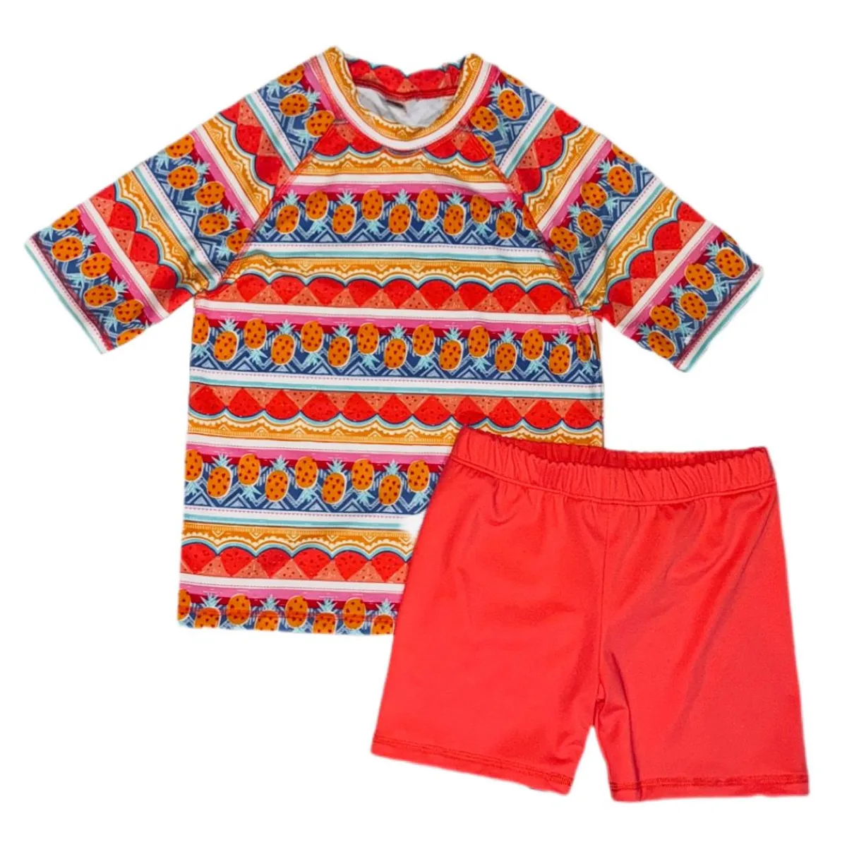 GENERICO - Ropa de baño Frutas Coral Niña