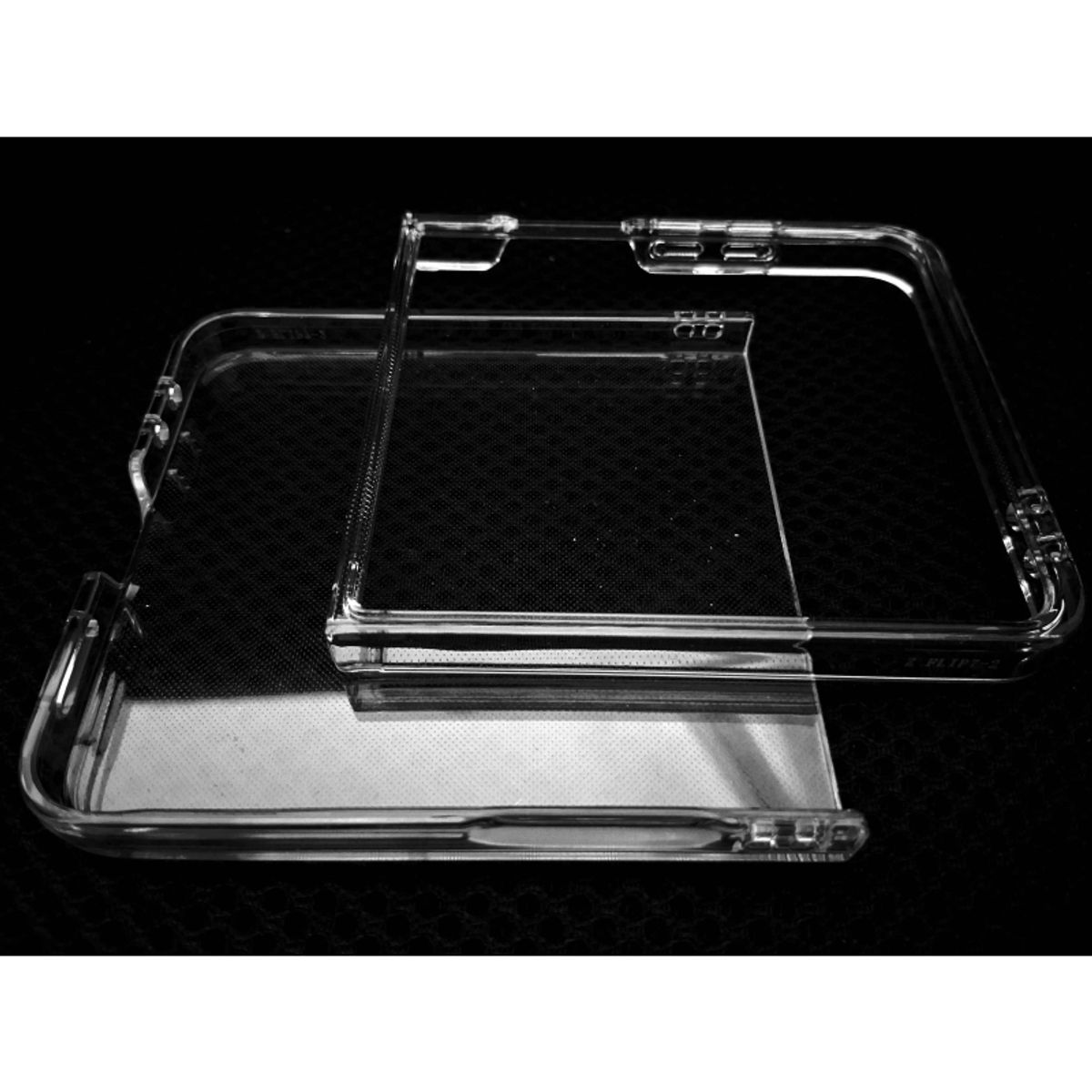 GENERICO - CASE FUNDA PARA SAMSUNG Z FLIP7 - RIGIDO TRANSPARENTE