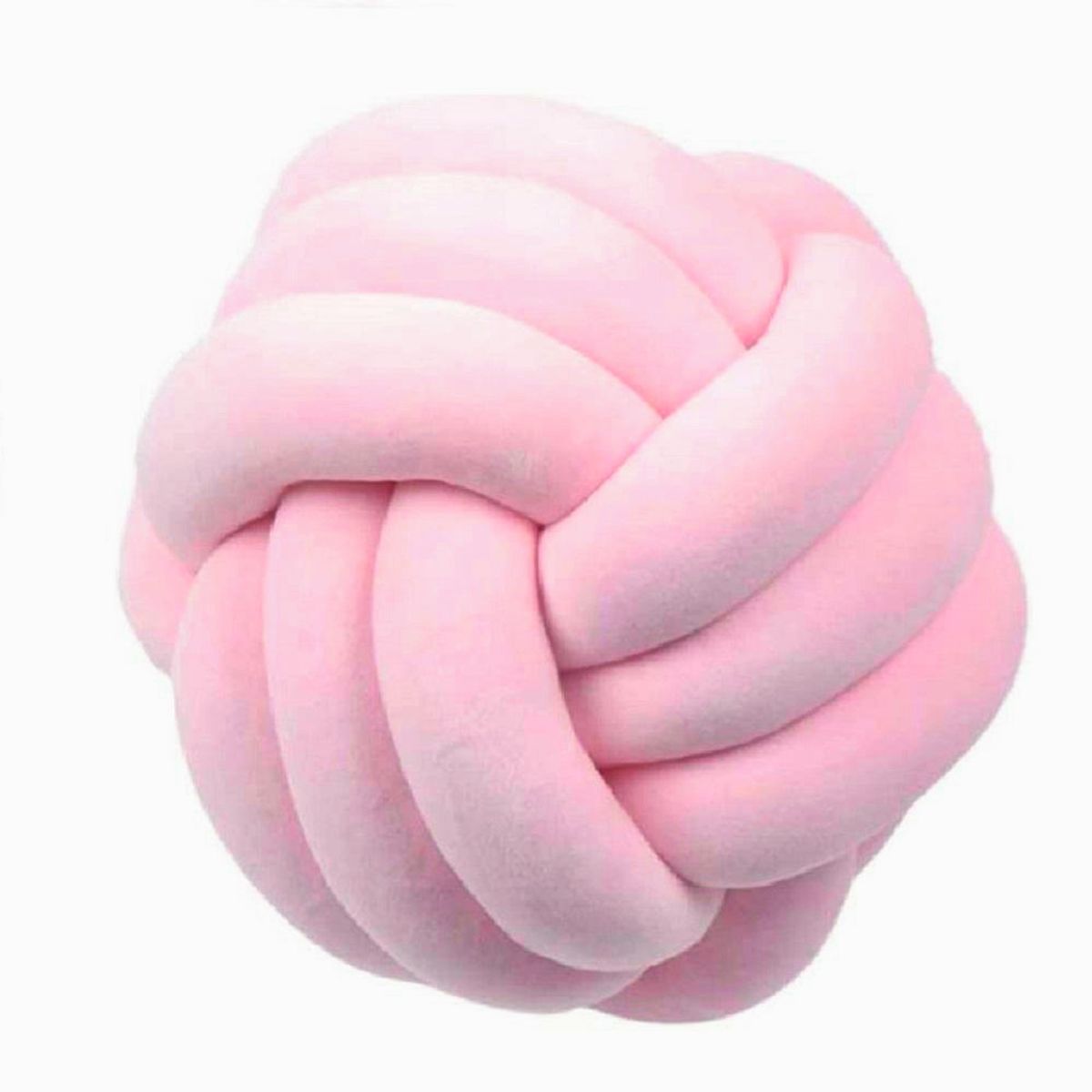 GENERICO - Cojín nudo rosa 30 cm