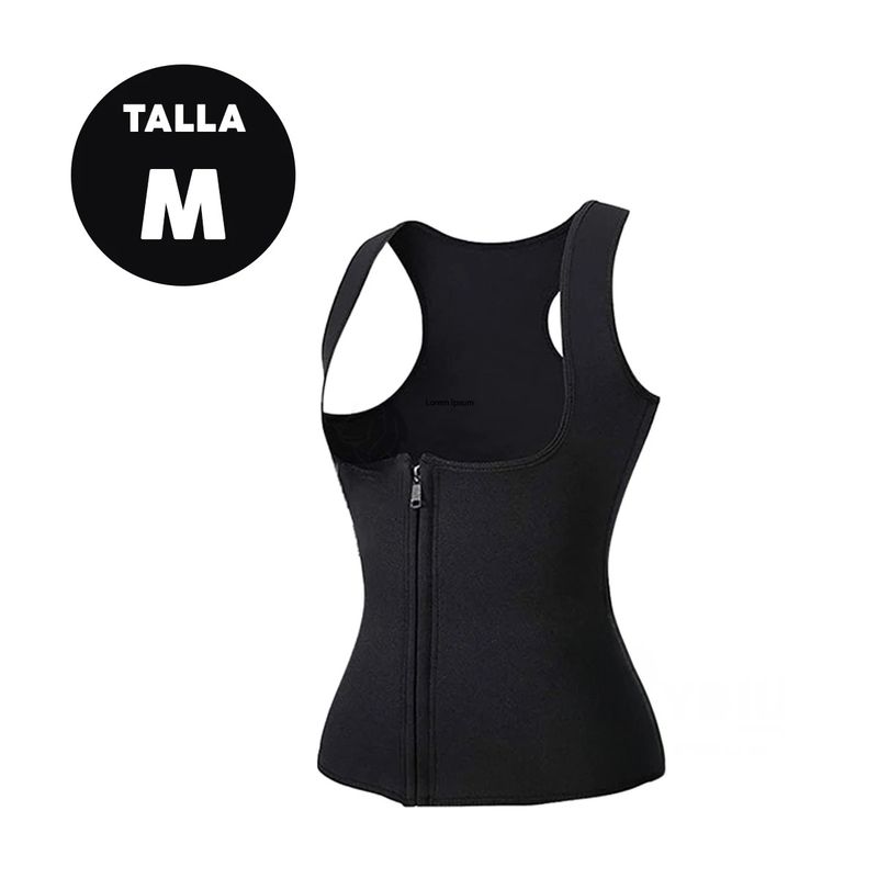 GENERICO - Pack4 Chaleco Dama Termico Negro Talla M Y+Regalo Agendita