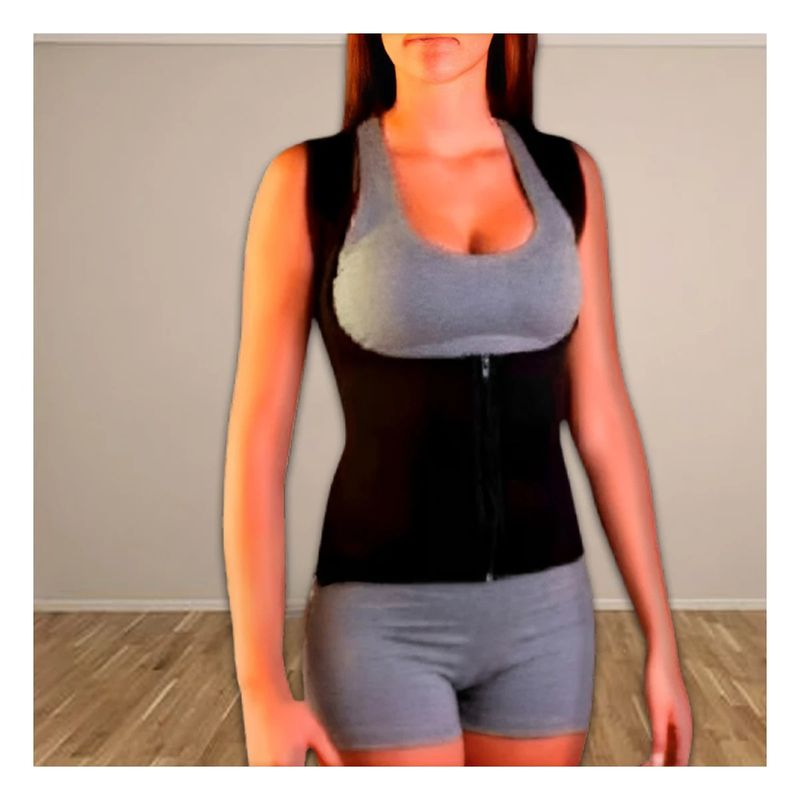 GENERICO - Pack2 Chaqueta Termica Dama Negro Talla XL Y+Ligas de Regalo