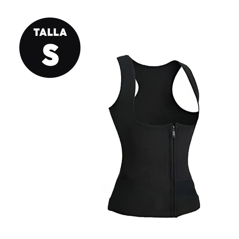 GENERICO - Pack4 Chaleco Dama Termico Negro Talla S Y+Regalo Agendita