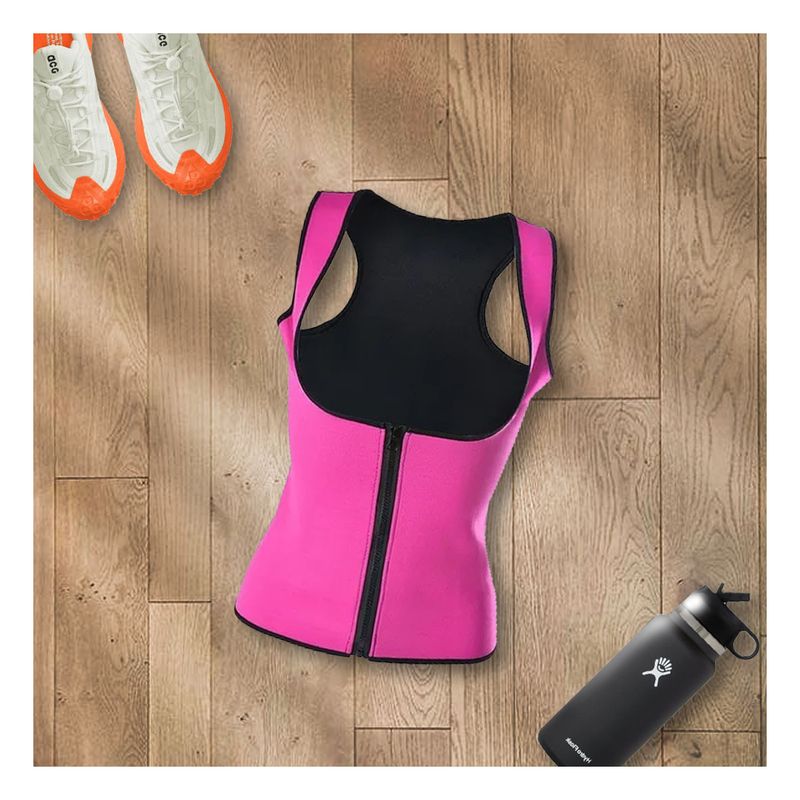 GENERICO - Pack4 Faja Crossfit en Rosado en S Y+Papel de Regalo