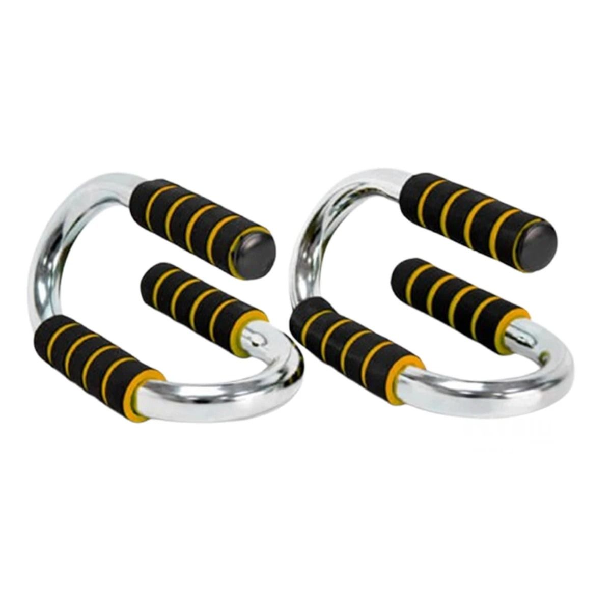 GENERICO - Push Up para Ejercicios de Fuerza Amarillo Y+Regalo Stickers