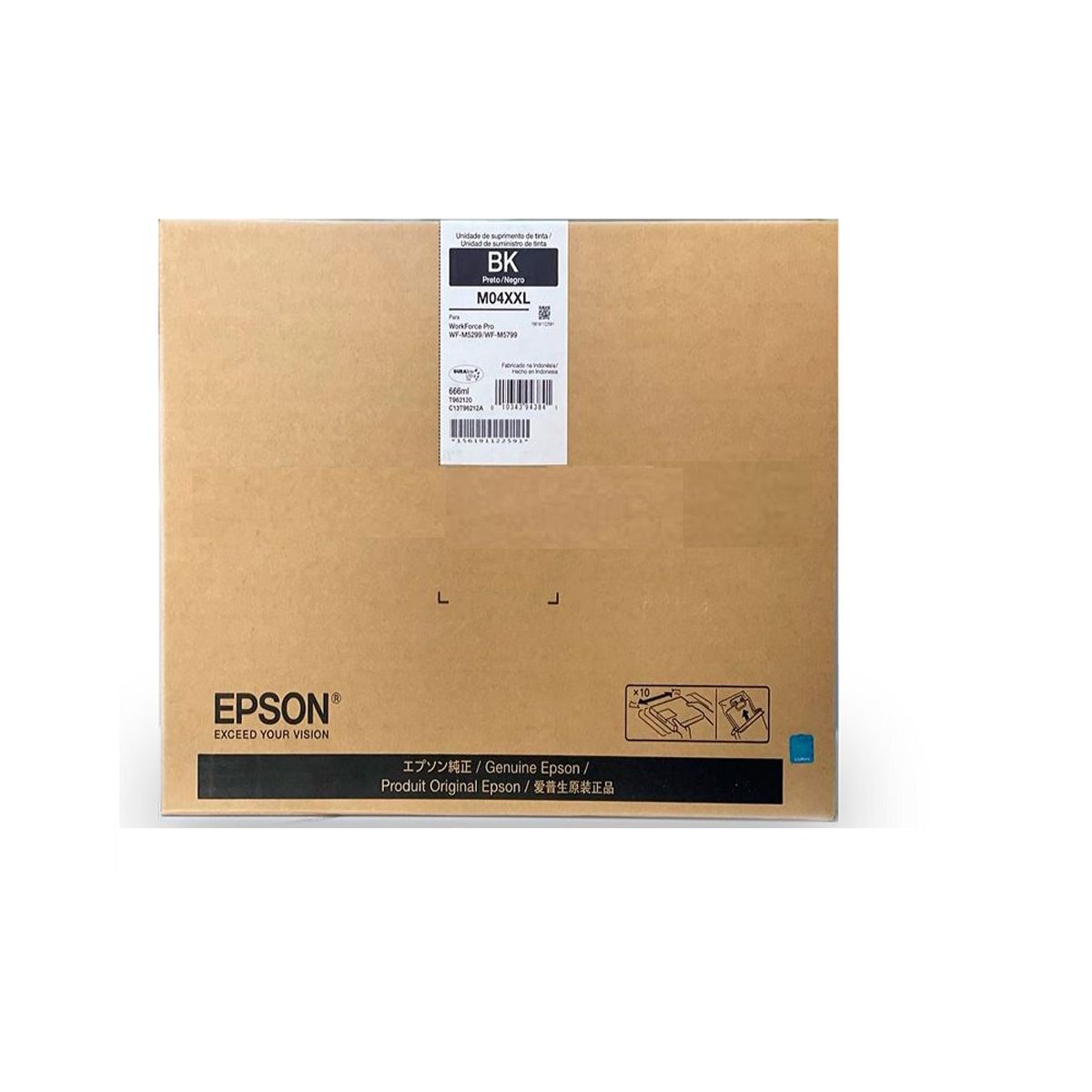 EPSON - Tinta Epson M04XXL Negro T962120  - 666ml Original