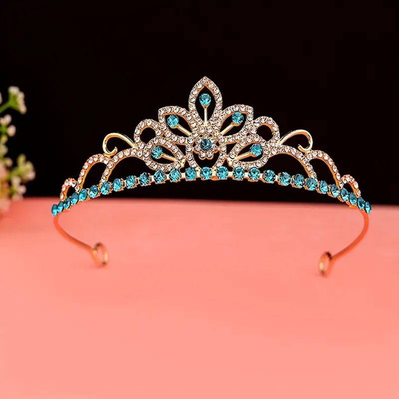 GENERICO - CORONA DE CUMPLEAÑOS COLOR CELESTE