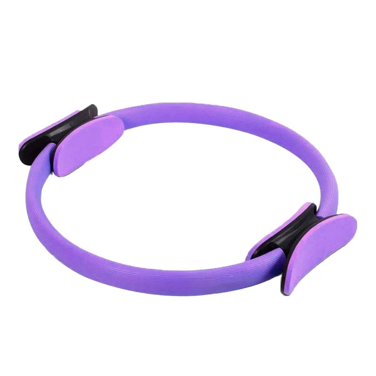 GENERICO - Pack6 Aro de Yoga de 40 cm en Morado Y+Banderitas Adhesivas