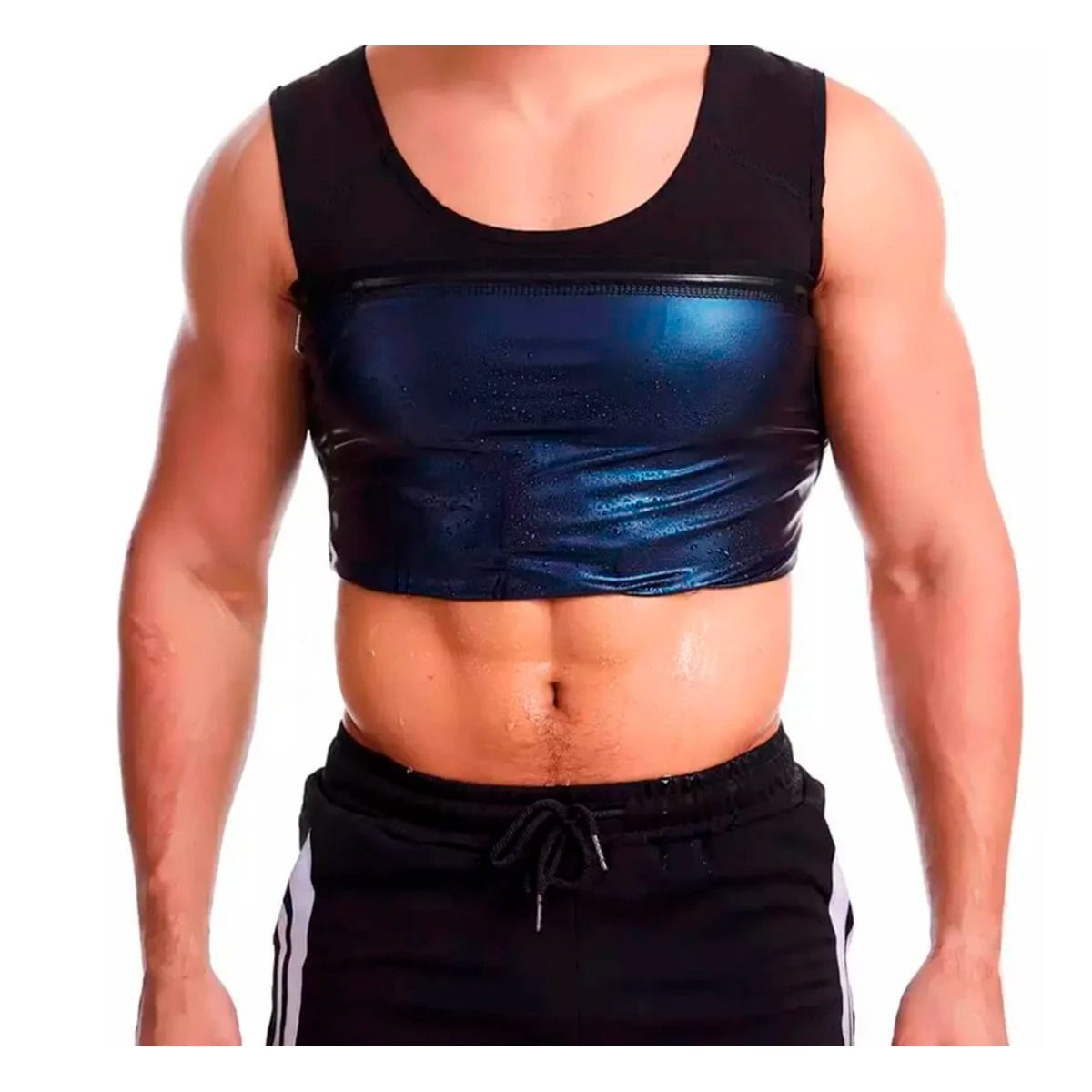 GENERICO - Pack4 Polo Sudadero de Gym Color Negro Y+Papel de Regalo