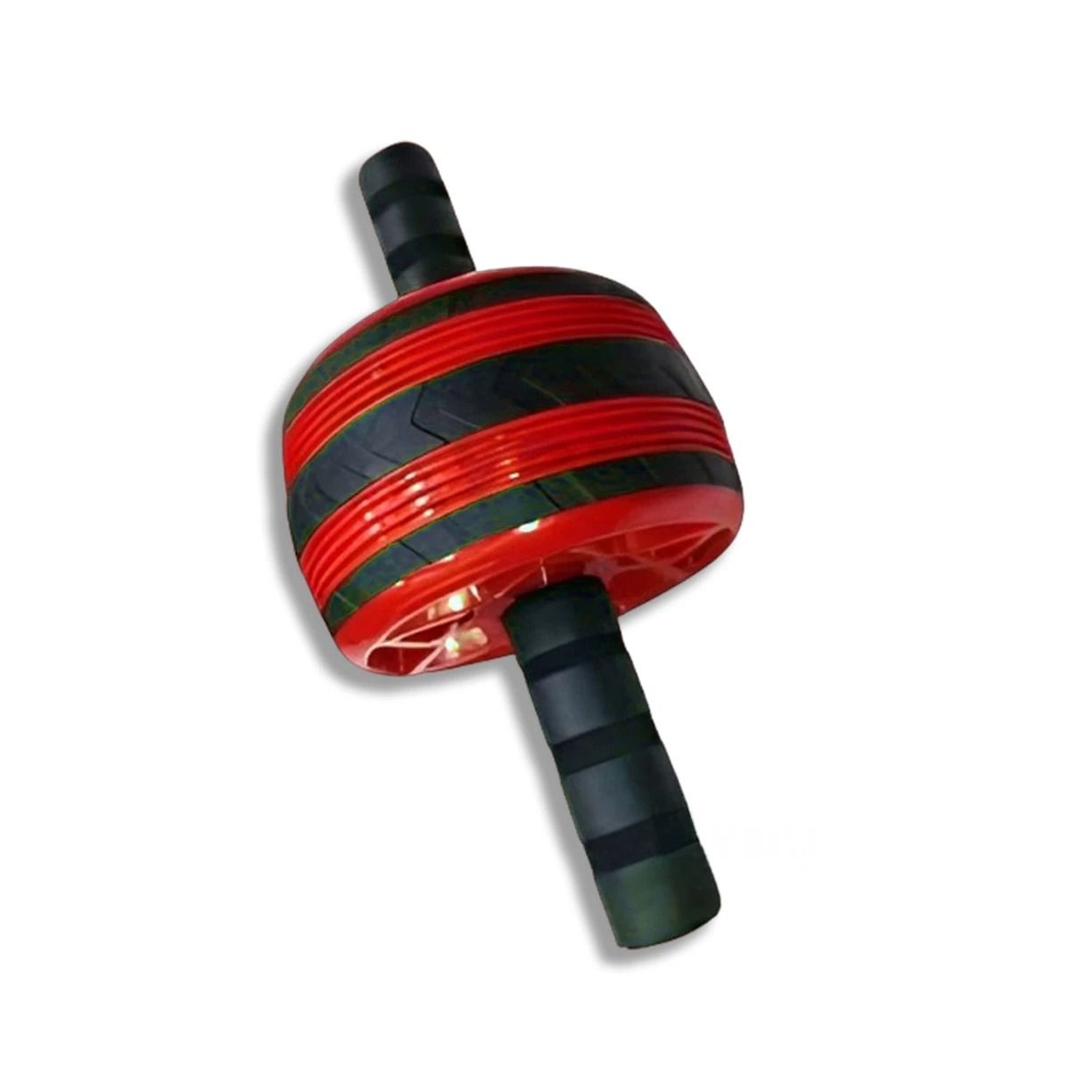 GENERICO - Rueda Abdominal Redonda Simple de Entreno en Color Rojo