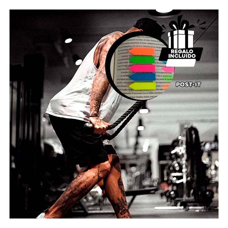 GENERICO - Trenza Cuerda de Polea en Negro Y+Post-it Adhesivos