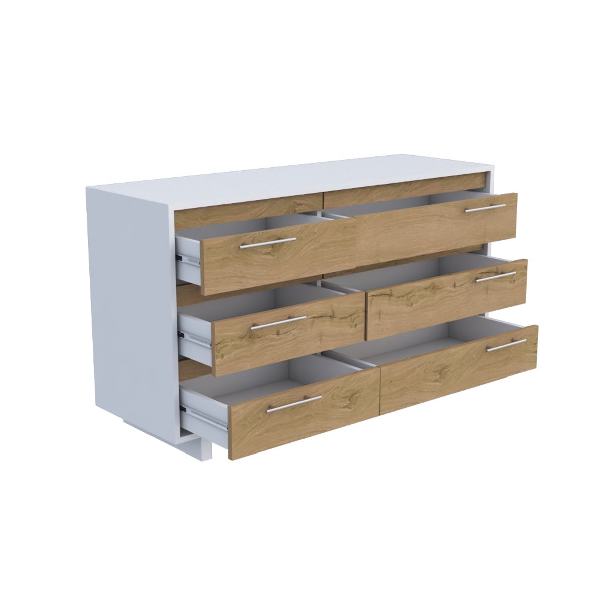 MUEBLES MACRUMO - Cómoda Oporto 6 cajones