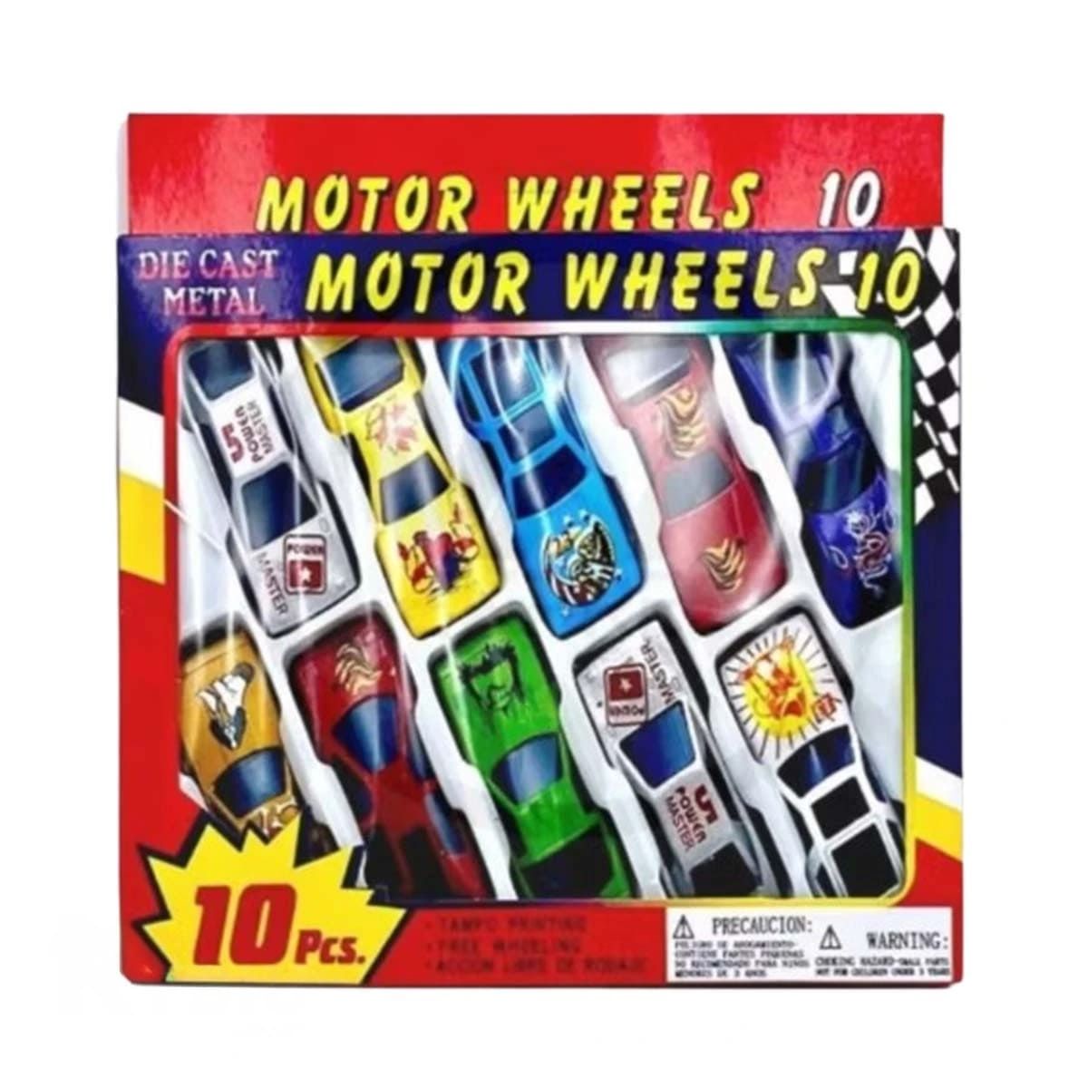 GENERICO - Carritos Pequeños Coleccionables 10 Piezas Y+Regalo Stickers