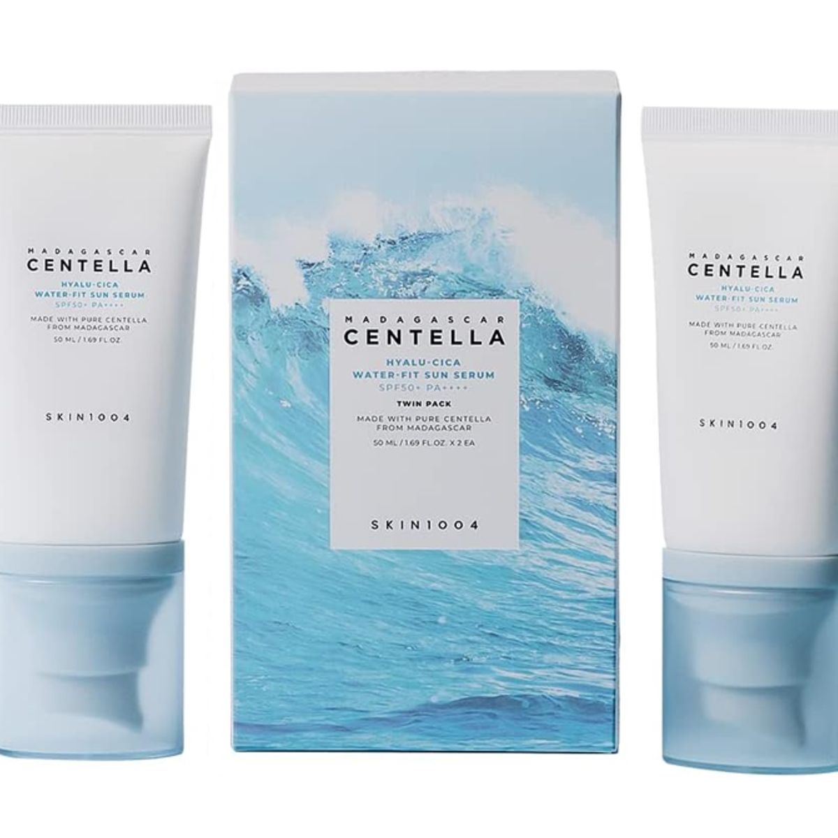 SKIN1004 - SKIN1004 Madagascar Centella Hyalu-Cica Water-Fit Sun Serum Twin Pack