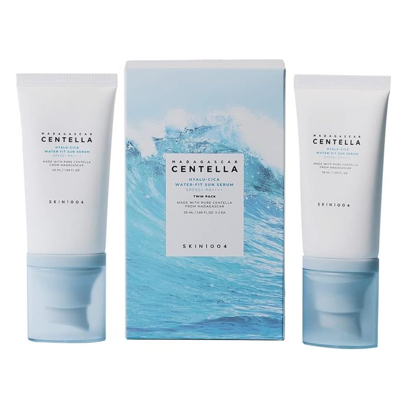 SKIN1004 - SKIN1004 Madagascar Centella Hyalu-Cica Water-Fit Sun Serum Twin Pack