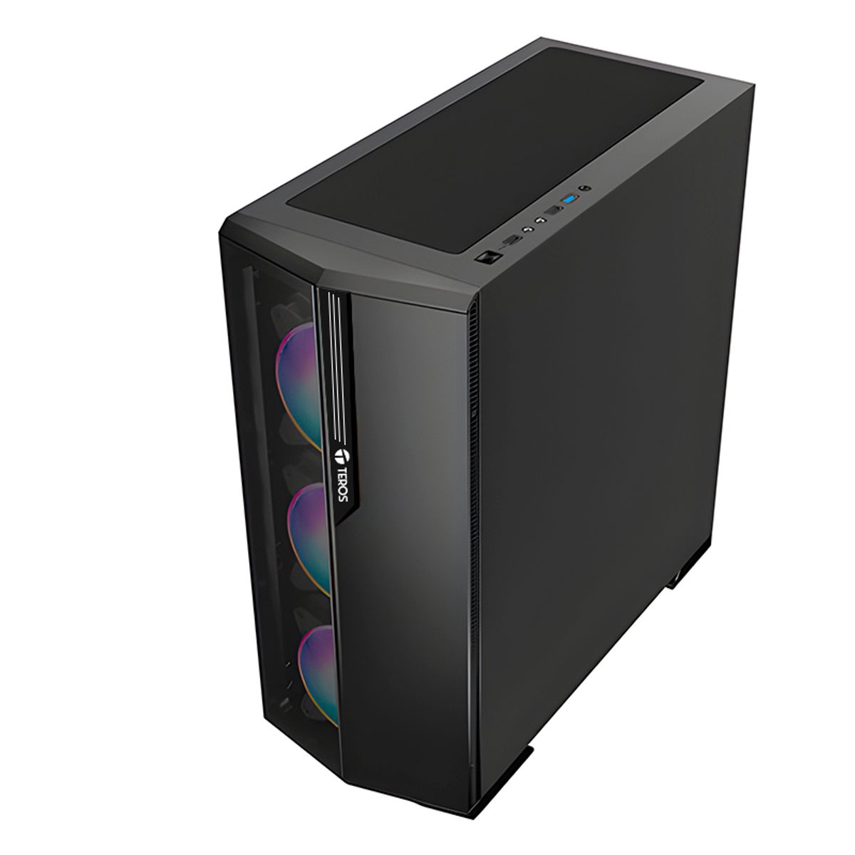 TEROS - CASE TEROS TE-1175N GAMER MID TOWER NEGRO USB 3.0 USB 2.0 AUDIO