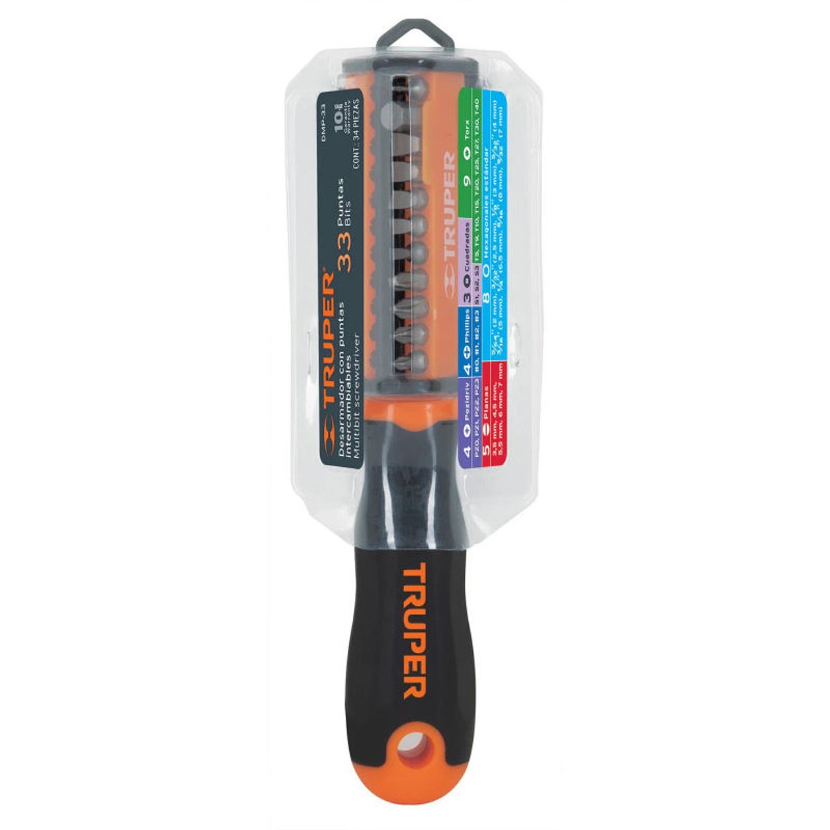 Truper - Desarmador multipunta con 33 puntas Truper - 13595