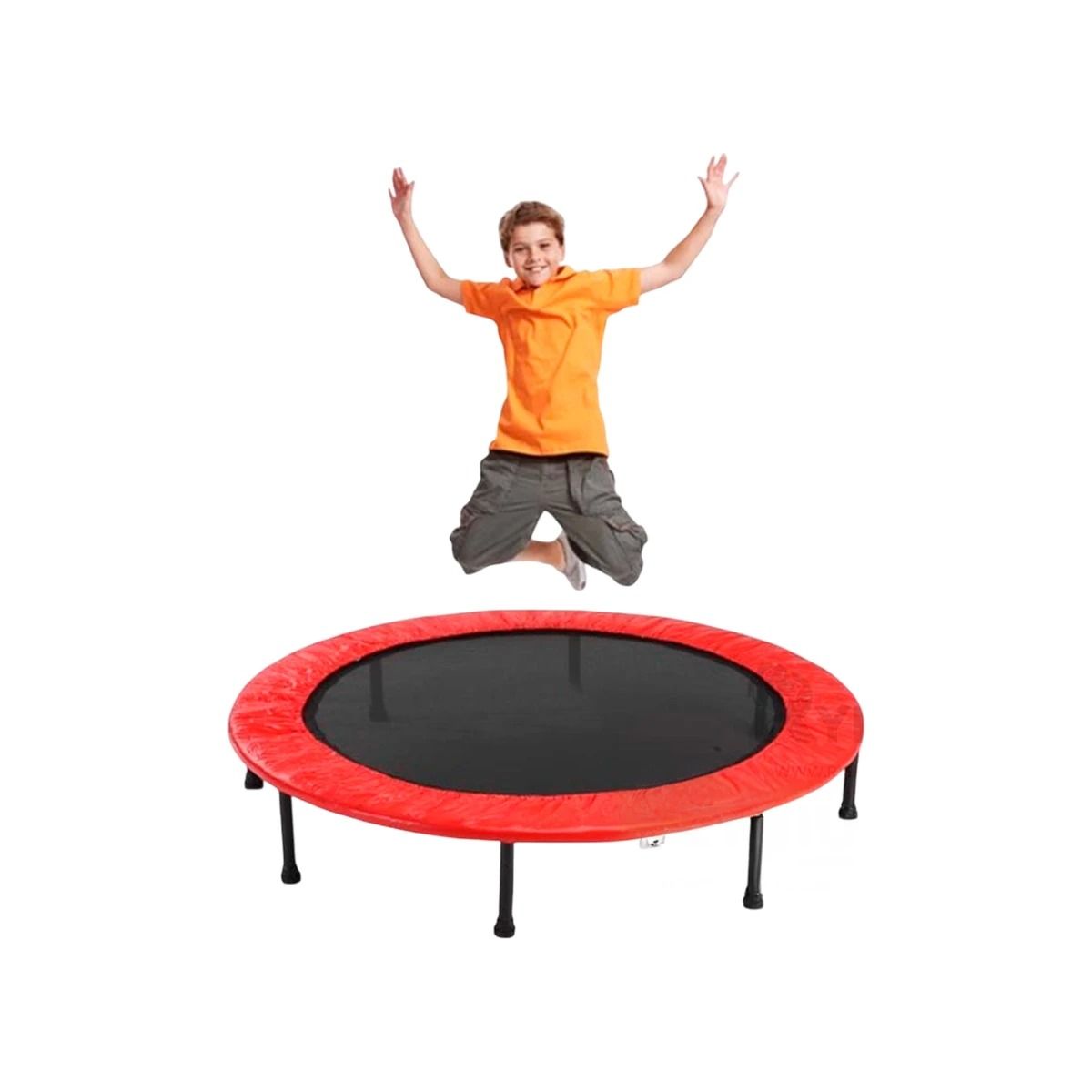 GENERICO - Trampolin Moderno de 90x90 Tamaño S Rojo Y+Regalo Agendita