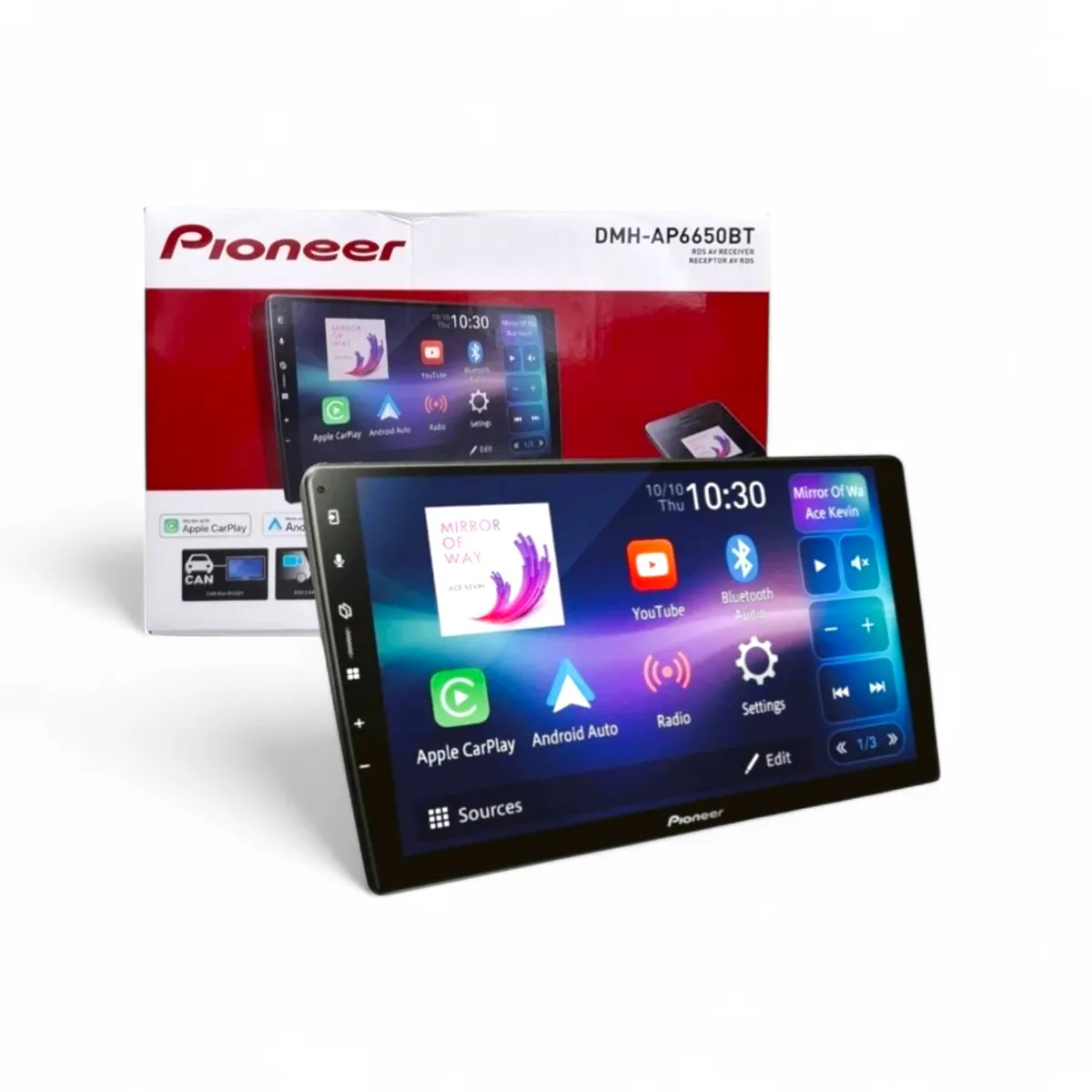 PIONEER - Pantalla Pioneer 9″ Apple CarPlay Android Auto  DMH-AP6650BT