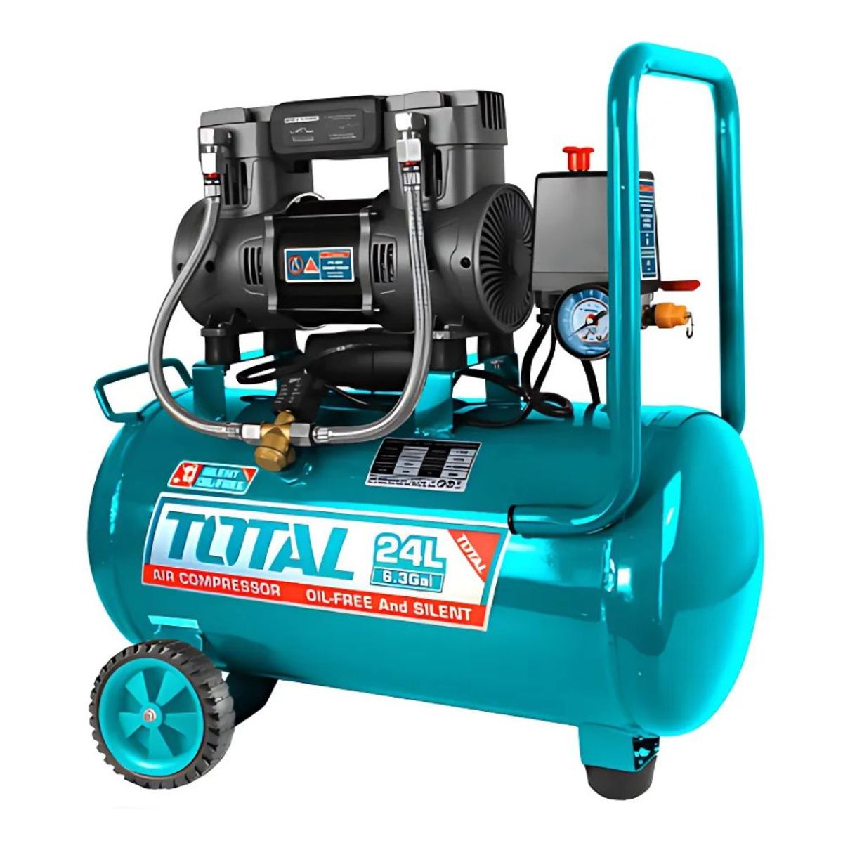 TOTAL TOOLS - Compresora Oil Free 24L 1 5HP 3400RPM TOTAL